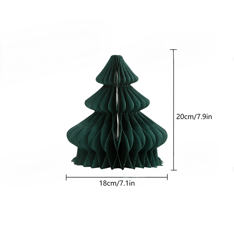 New Honeycomb paper tree ornaments Furniture Dark Green-05.png